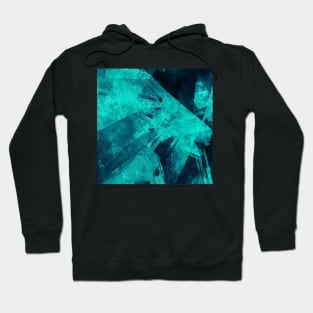 Black and Turquoise Texture | Mix of Colours Hoodie